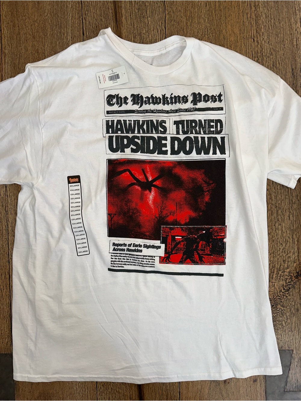 Netflix Stranger Things "The Hawkins Post" Graphic T-Shirt
